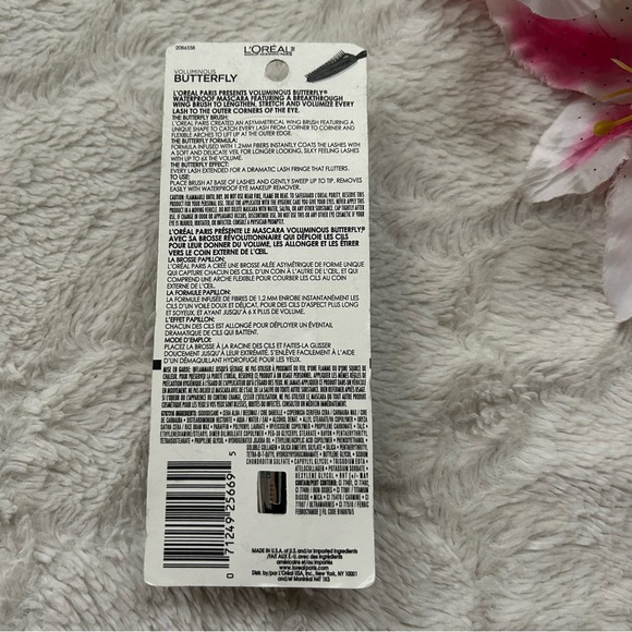 L’Oréal - Voluminous Butterfly Waterproof Mascara, Blackest Black - Picture 2 of 3